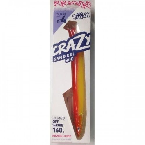 CRAZY SAND EEL 220 COMBO OFF SHORE 60 GRAM MANGO JUICE