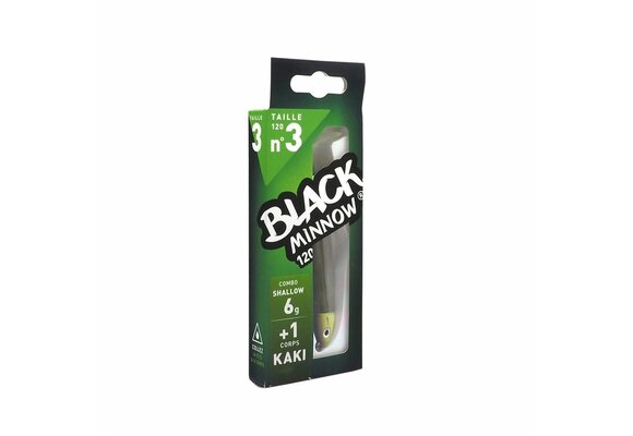 BLACK MINNOW COMBO SHALLOW 6 GRAM KAKI + KAKI BODY