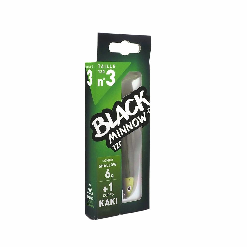BLACK MINNOW COMBO SHALLOW 6 GRAM KAKI + KAKI BODY