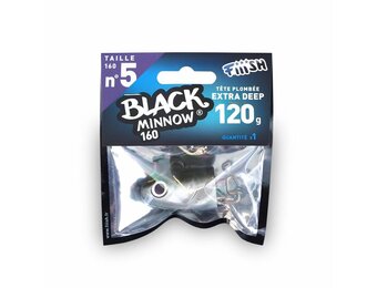 BLACK MINNOW 160 JIGHEAD EXTRA DEEP 120 GRAM KAKI