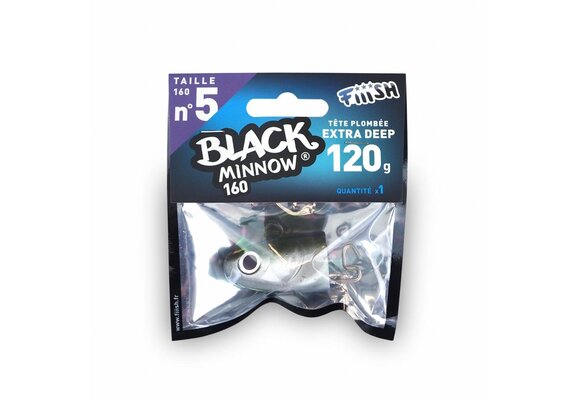 BLACK MINNOW 160 JIGHEAD EXTRA DEEP 120 GRAM KAKI