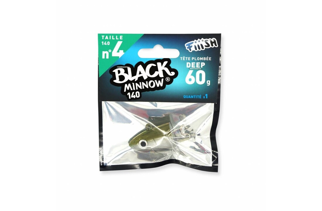 BLACK MINNOW 140 JIGHEAD KAKI DEEP 60 GRAM