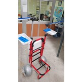 BEACH TROLLY ROOD MET BAKKEN EN 2 ONDERLIJNEN KAMMEN