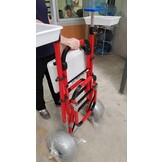 BEACH TROLLY ROOD MET BAKKEN EN 2 ONDERLIJNEN KAMMEN