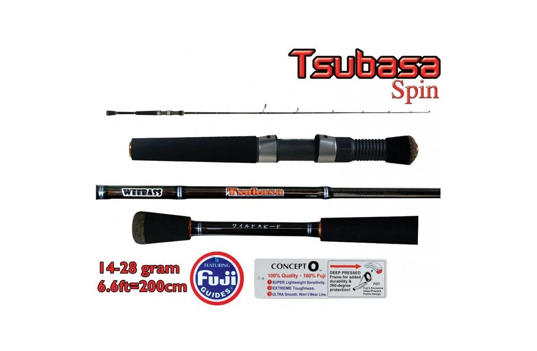 TSUBASA SPIN TBC 662 6.6" 14 > 28 GRAM