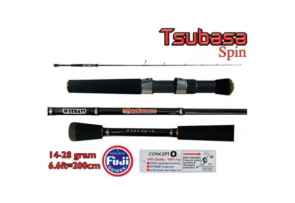 TSUBASA SPIN TBC 662 6.6" 14 > 28 GRAM