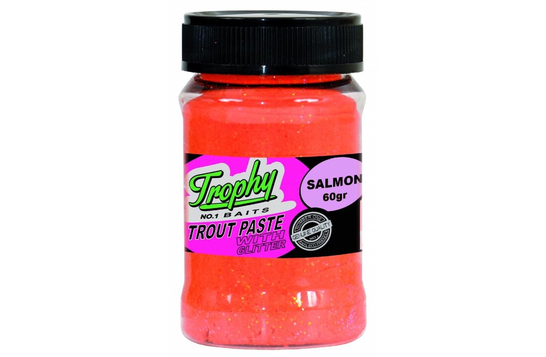 TROPHY NO.1 BAITS TROUT PASTE SALMON/ORANGE 60 GRAM
