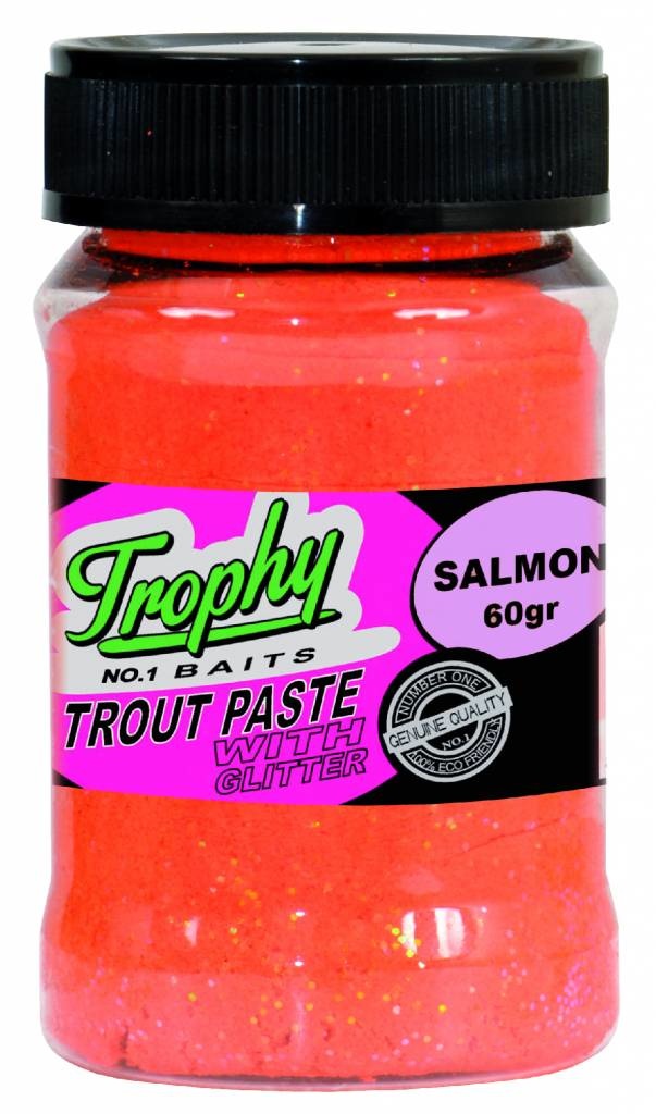 TROPHY NO.1 BAITS TROUT PASTE SALMON/ORANGE 60 GRAM