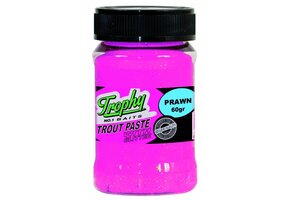 TROPHY NO.1 BAITS TROUT PASTE PRAWN/PINK 60 GRAM