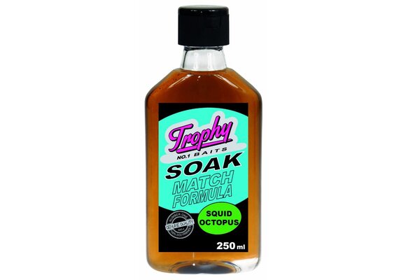 TROPHY NO.1 BAITS SOAK SQUID OCTOPUS 250ML
