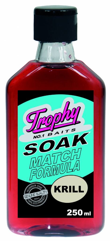 TROPHY NO.1 BAITS SOAK KRILL 250ML
