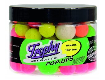 TROPHY NO.1 BAITS POP-UPS 10 & 15MM BANANA 70 GRAM