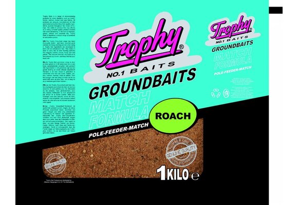 TROPHY NO.1 BAITS GROUNDBAIT ROACH 1KG