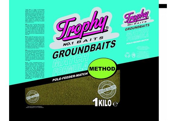 TROPHY NO.1 BAITS GROUNDBAIT METHOD 1KG