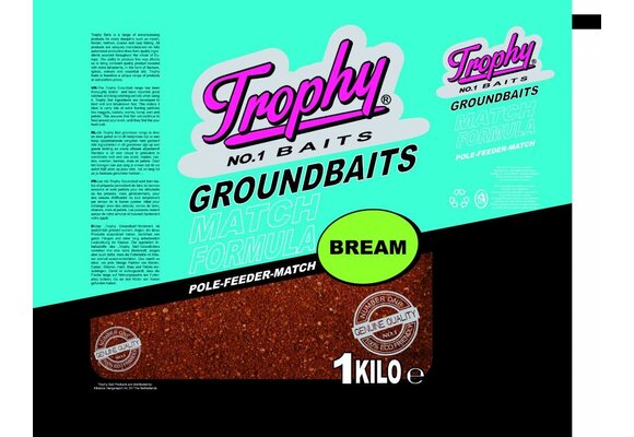 TROPHY NO.1 BAITS GROUNDBAIT BREAM 1KG