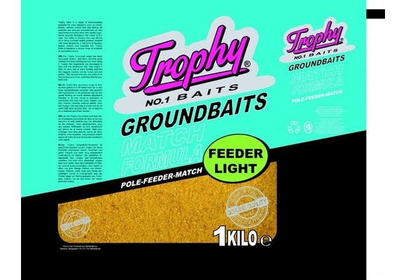 TROPHY NO.1 BAITS GROUNDBAIT FEEDER LIGHT 1KG
