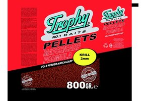 TROPHY NO.1 BAITS RED KRILL 2MM PELLETS 800 GRAM