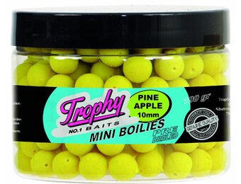TROPHY NO.1 BAITS MINI BOILIES 10MM PINEAPPLE 100 GRAM