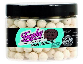 TROPHY NO.1 BAITS MINI BOILIES 10MM CHOCOLATE 100 GRAM