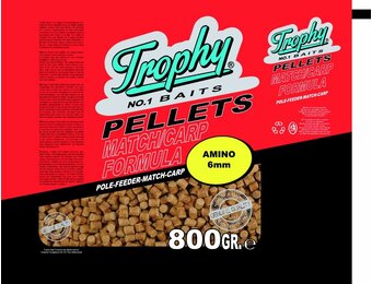 TROPHY NO.1 BAITS AMINO 6MM PELLETS 800 GRAM