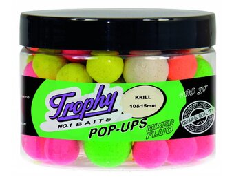 TROPHY NO.1 BAITS POP-UPS 10 & 15MM KRILL 70 GRAM