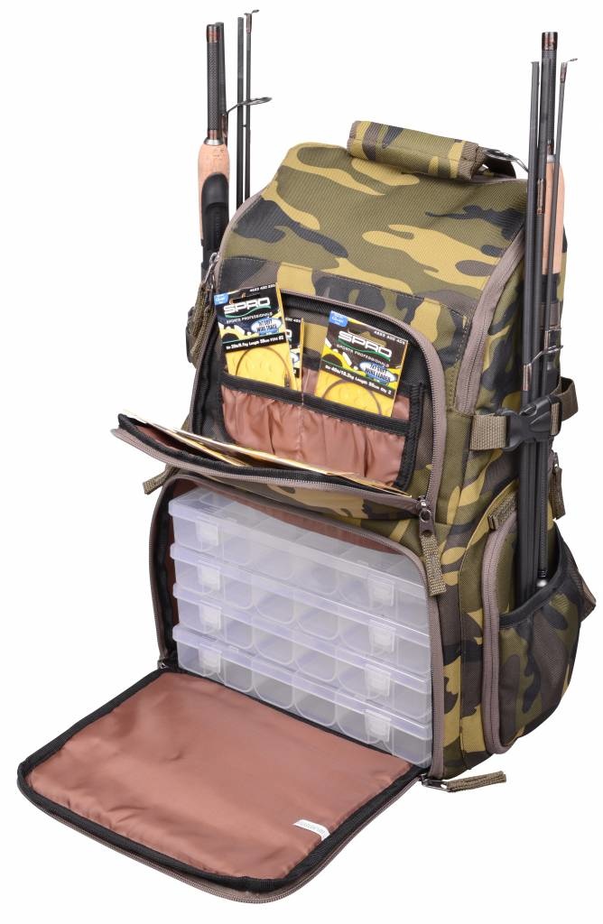 SPRO DOUBLE CAMOU BACK PACK