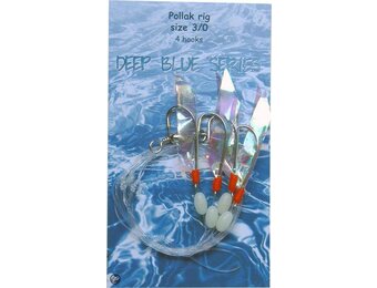 POLLACK RIG SHINYFLY FLEX 4 HKS #3/0