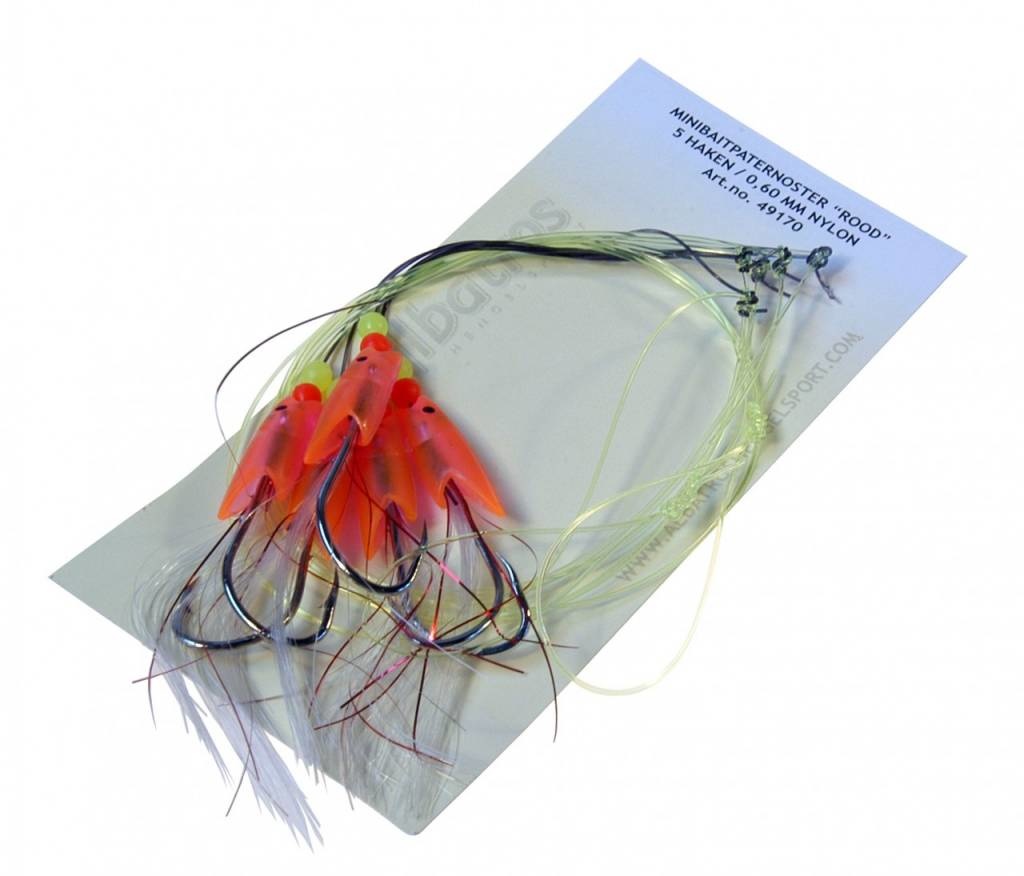 MINIBAIT PATERNOSTER 5 HKS RED #1/0