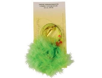 VERENPATERNOSTER 4 HAKEN NR 1/0 GROEN