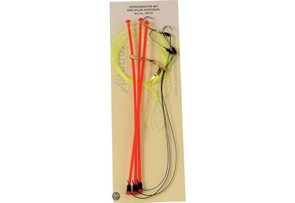 PATERNOSTER 3 NYLON AFHOUDERS 3 HAKEN NR 6