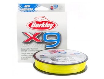 X 9 BRAID FLUO GROEN 0.25 MM
