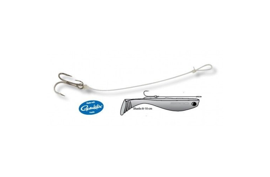 SHAD FLUOROCARBON STINGER 6.5 CM 13B #4 30 LB P/2