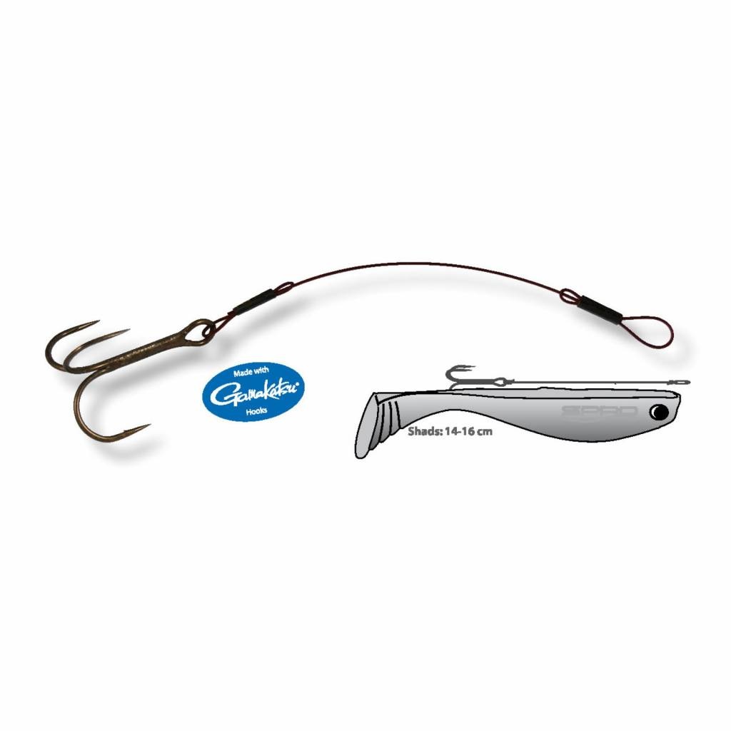 SHAD WIRE TWINEX STINGER 8.5 CM TWINEX #4 30 LB P/2