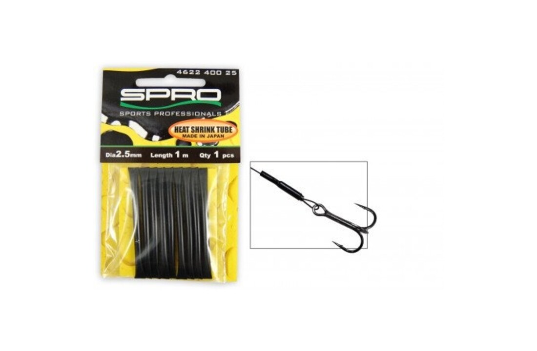 HEAT SHRINK TUBE BK 1M 2.0MM