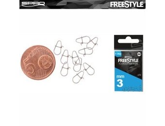 FREESTYLE RELOAD FLUORO SNAPS 3 MM P/10