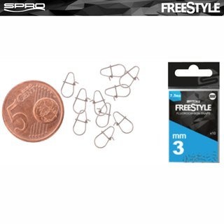 FREESTYLE RELOAD FLUORO SNAPS 3 MM P/10