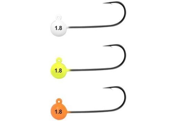 FREESTYLE TUNGSTEN MICRO JIG HEAD JIG29 #2 GLOW PACK 3.5 GRAM P/3