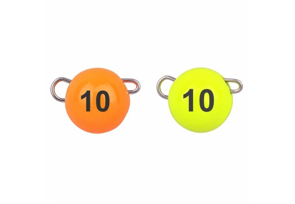 FREESTYLE TUNGSTEN BOTTOM JIG GLOW ORANGE/CHART