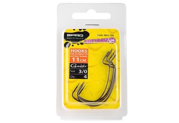 GUTSBAIT UV 9.5 CM HOOKS #2/0 P/4