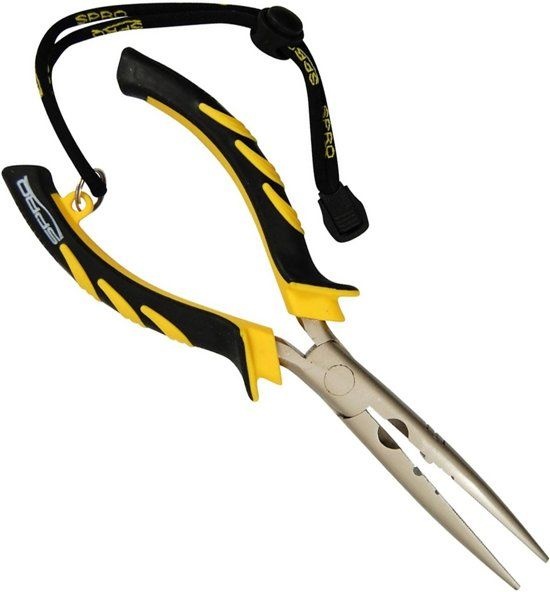 BENT LONG NOSE PLIERS 23 CM
