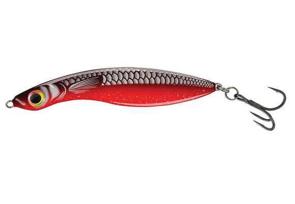 SALMO WAVE 7 CM  BLACK RED FISH