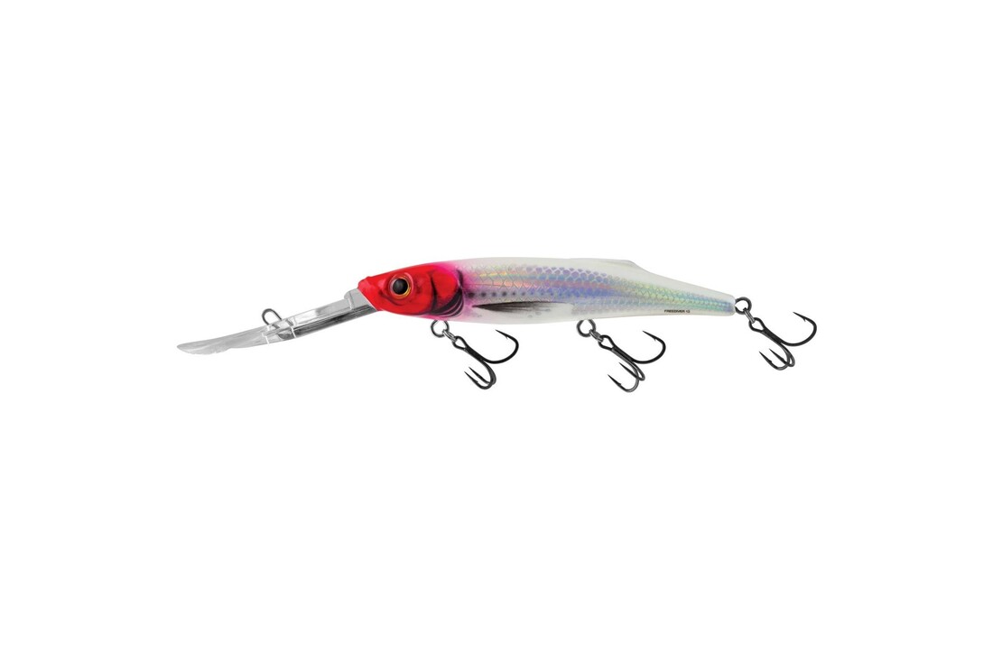 SALMO FREEDIVER SUPER DEEP RUNNER 12 CM HOL RED HEAD