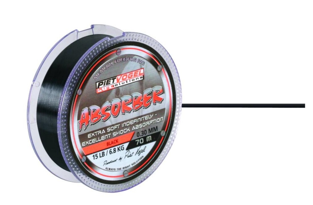 RIG SOLUTIONS ABSORBER 0.30MM BLACK 15 LB 70M