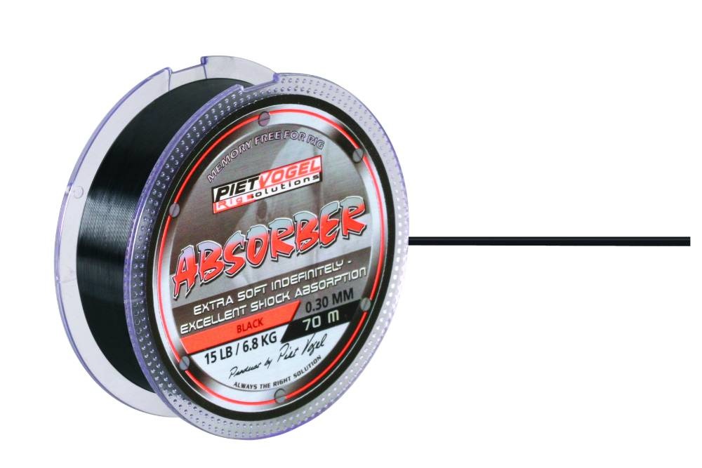 RIG SOLUTIONS ABSORBER 0.30MM BLACK 15 LB 70M