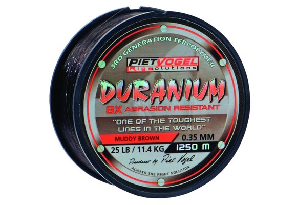 RIG SOLUTIONS DURANIUM MONOFILAMENT 0.30MM SILT 20 LB 1250M