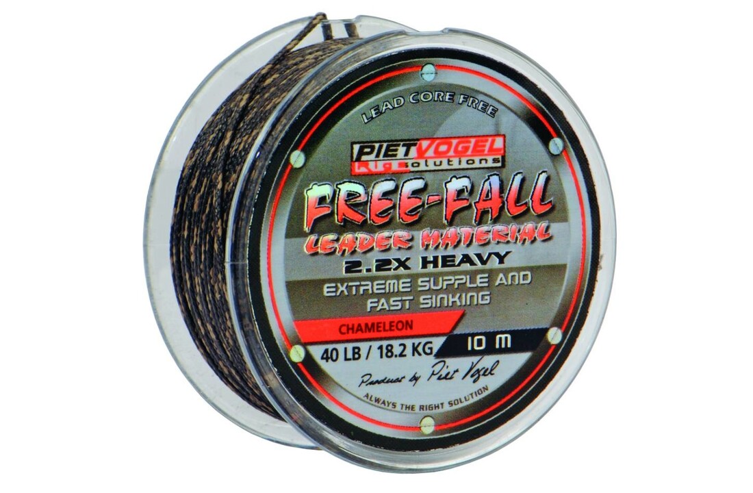 RIG SOLUTIONS FREE-FALL LEADER 40 LB CHAMELEON 10M