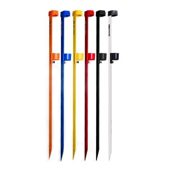 ALU STRANDSTEUN 120 CM WIT