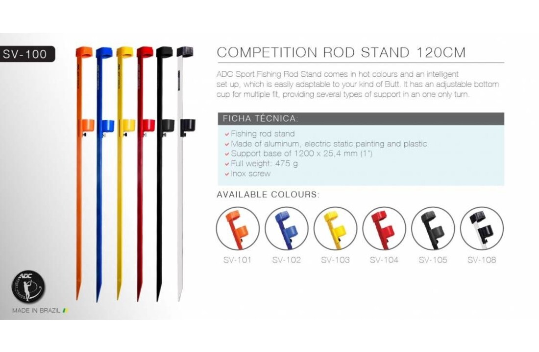 ALU STRANDSTEUN 120 CM WIT