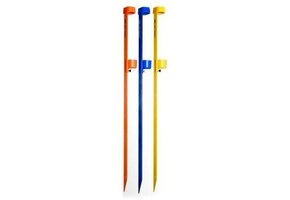 ALU STRANDSTEUN 120 CM WIT