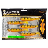 DER ZANDER GUMMIFISCH 12 CM UV BARSCH P/5